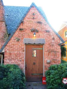 brick front door